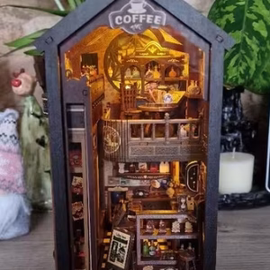 Varázslatos Kávéház 3D Puzzle DIY könyvsarok