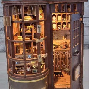 Varázslatos pálcabolt 3D puzzle könyvsarok